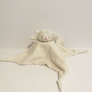 Crevent Baby Lovey White Lamb Sheep Soft Plush Cuddle Toy Stuffed Animal Nu Nu